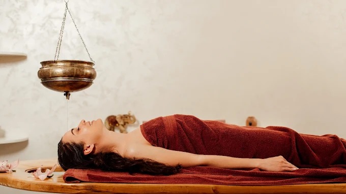 Shirodhara Ayurvedic treatment at Poorvika Ayurvedic and Yoga Wellness Centre